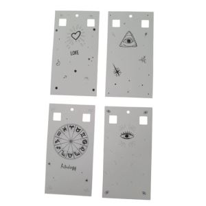 CARTONES PARA COLLARES DISEÑOS SURTIDOS X 100 UNIDADES