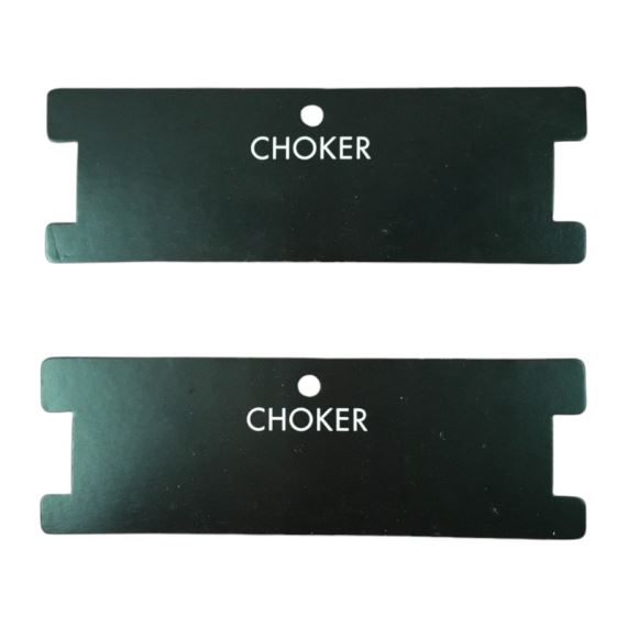 CARTONES NEGROS PARA CHOKER X 100 UNIDADES