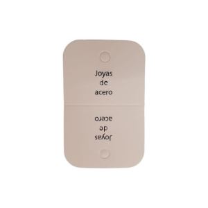 CARTONES CON DOBLEZ PARA COLLARES DE ACERO X 100 UNIDADES