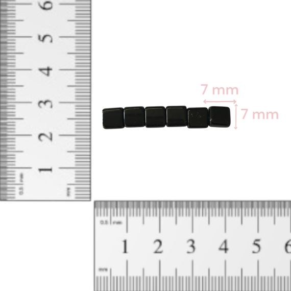 VIDRIOS CUADRADOS 7 MM X 3 TIRAS