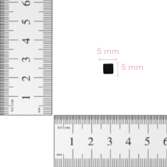 VIDRIOS CUADRADOS 5 MM X 3 TIRAS