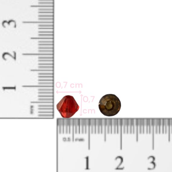 CAIREL FORMA CONO ACRÍLICO FACETADO X 50 GRAMOS
