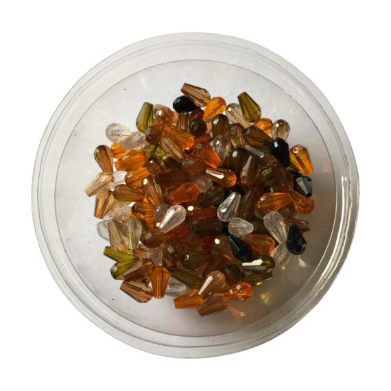 CAIREL FORMA GOTA ACRÍLICO FACETADO X 50 GRAMOS 2 
