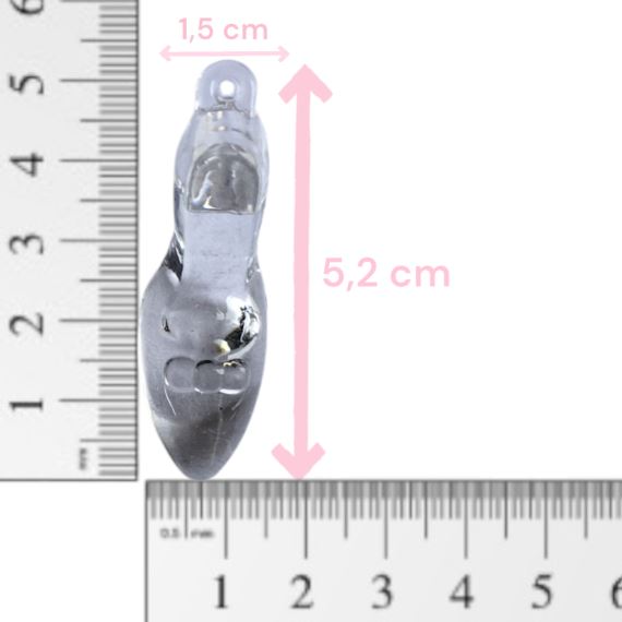 CAIREL ACRÍLICO FORMA ZAPATO X 10 UNIDADES 3