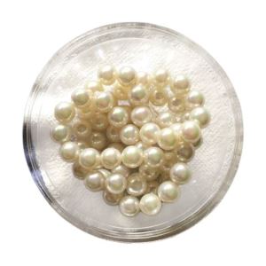 PERLA COLOR NATURAL TORNASOLADA 12 MM X 25 GRAMOS