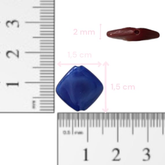 PIEZAS DE PLÁSTICO HEXAGONAL 15 MM COLORES SURTIDOS X 50 GRAMOS