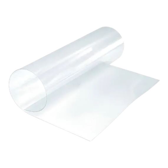 LÁMINA PET 1X0,7 M TRANSPARENTE APTO ALIMENTICIO X UNIDAD