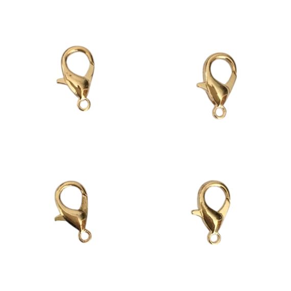CIERRE MOSQUETÓN DORADO 1,6 CM X 50 UNIDADES
