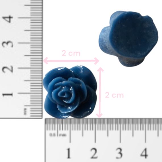 FLORES PLASTICAS BASE PLANA  10 UNIDADES 2
