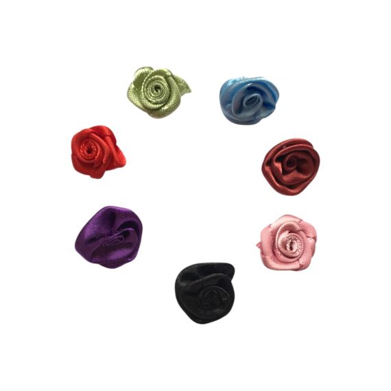 FLORES ROCOCO DE RASO X 20 UNIDADES