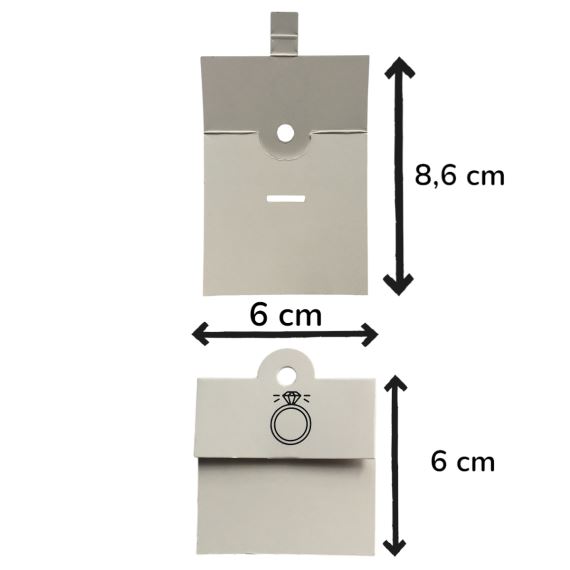 CARTON PARA ANILLOS X 100 UNIDADES