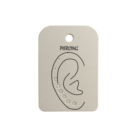 CARTONES PARA AROS PIERCING X 100 UNIDADES 