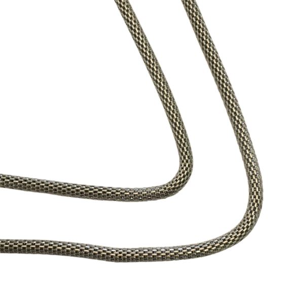 CADENA DE HIERRO VIBORA NIQUEL X METRO CH1