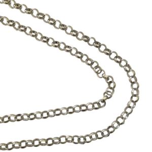CADENA HIERRO ROLON 0,7 CM NIQUEL X METRO CH7