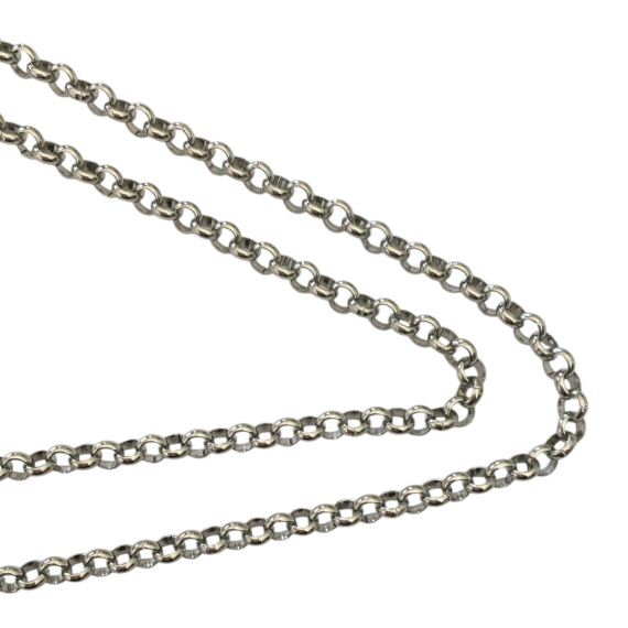 CADENA ROLON HIERRO 0,5 CM NIQUEL X METRO CH8
