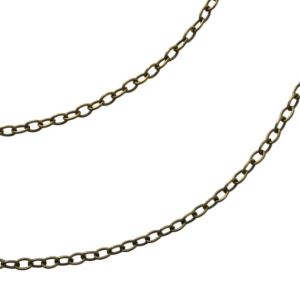 CADENA FORCE HIERRO BRONCE VIEJO 6 MM X 4 MM X METRO CBV8
