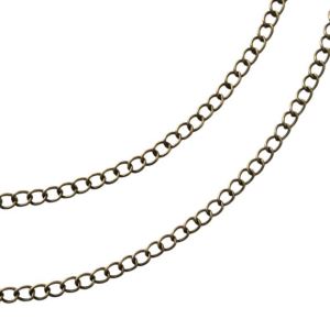 CADENA HIERRO BRONCE VIEJO 7 MM X 5 MM X METRO CBV10