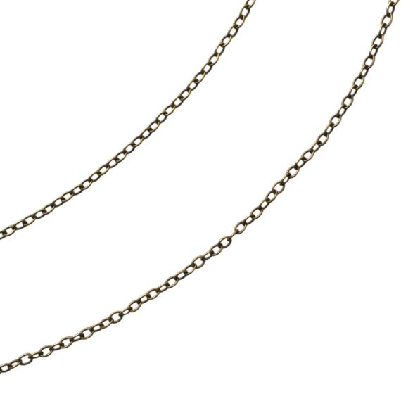 CADENA FORCE HIERRO BRONCE VIEJO 3 MM X 5 MM X METRO CBV11