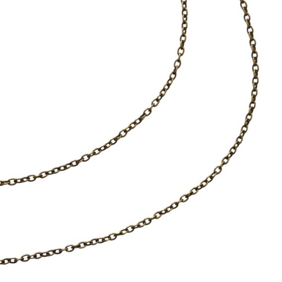 CADENA FORCE HIERRO BRONCE VIEJO 4 MM X 3 MM X METRO CBV14