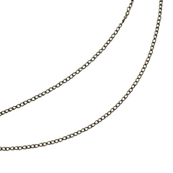 CADENA ALARGUE HIERRO BRONCE VIEJO 4 MM X 3 MM X METRO CBV18