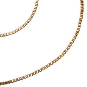 CADENA VENECIANA DORADA HIERRO 2 MM X METRO CDH1