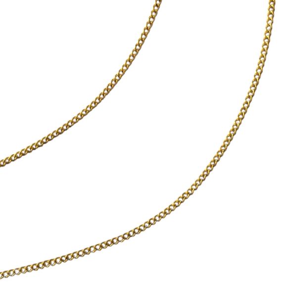 CADENA ALARGUE DORADA HIERRO 3 MM X 2 MM X METRO CDH6