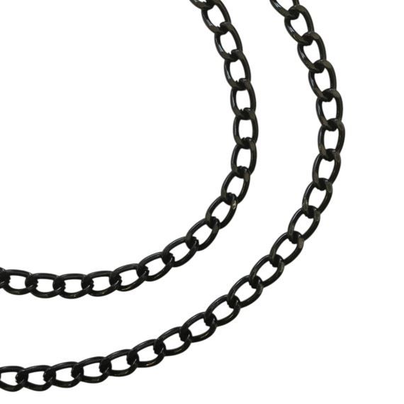 CCADENA HIERRO NEGRA 1,1 CM X 6 MM X METRO CBH3