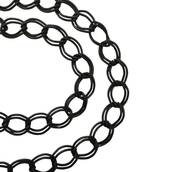 CADENA NEGRA HIERRO ESLABON DOBLE X METRO CBH6