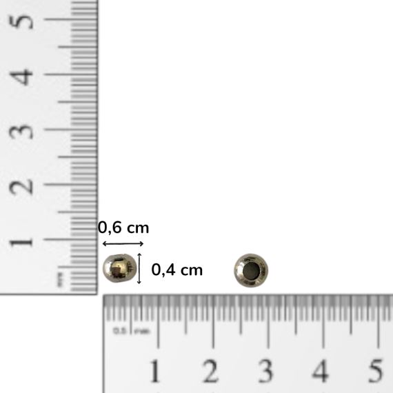 BOLITA METALICA NIQUEL 6 MM X 50 GR (190 UNI APROX)