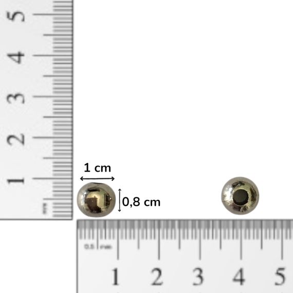 BOLITA METALICA NIQUEL 1 CM X 50 GR (45 UNI APROX)
