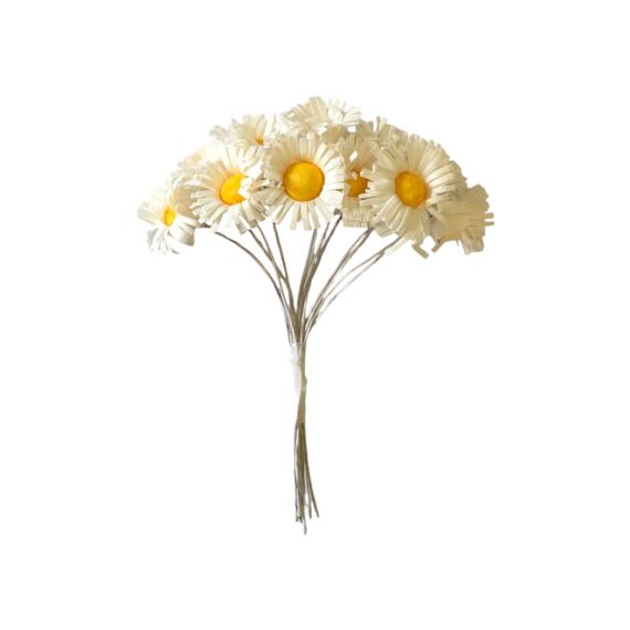 MARGARITAS DE PAPEL 2 CM X 12 UNI