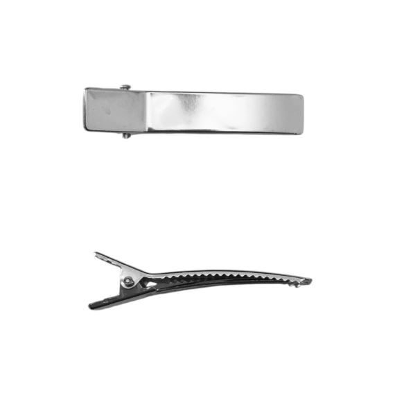 HEBILLA PICO DE PATO NIQUEL 4,5 CM X 10 UNI