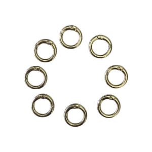 MOSQUETON REDONDO NIQUEL 1,9 CM X 10 UNI