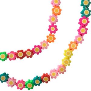 FIMO FORMA FLOR 8 MM EN TIRA (40 UNI APROX)