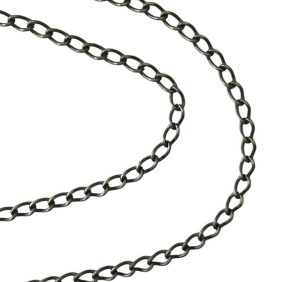CADENA HIERRO NIQUEEL NEGRO 1 CM X 6 MM X METRO CNNH4