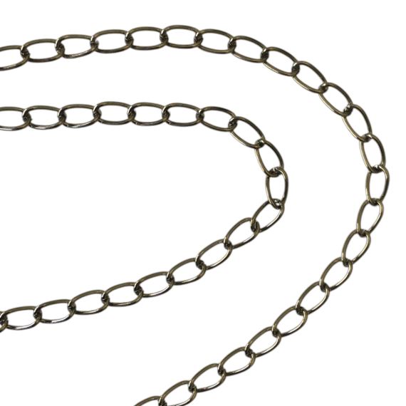 CADENA HIERRO NIQUEL NEGRO 1 CM X 5 MM X METRO CNNH6
