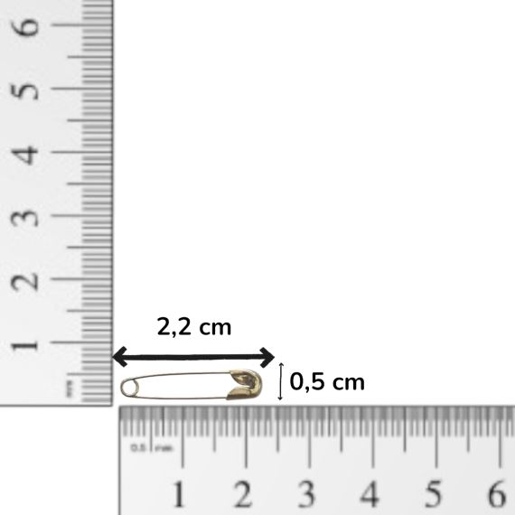 ALFILER DE GANCHO 2 CM NIQUEL X 100 UNI
