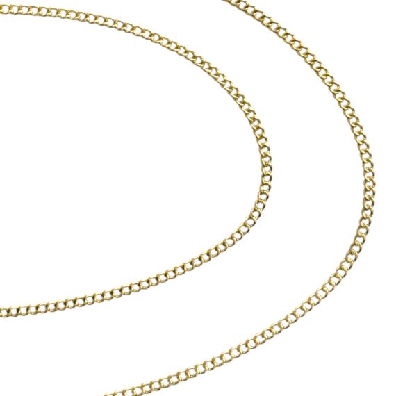 CADENA HIERRO DORADA GROUMET X 3 MTS CDH8