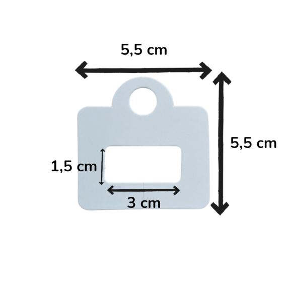 CARTONES LISOS PARA BROCHES X 100 UNIDADES 