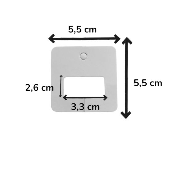 CARTONES LISOS PARA BROCHES X 100 UNI 2