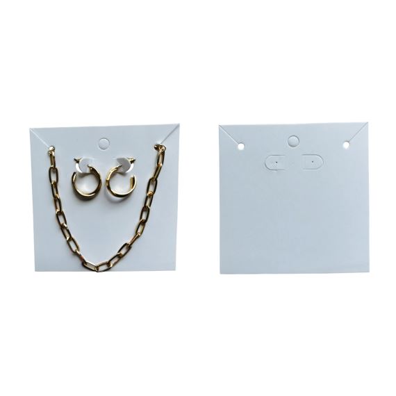 CARTONES LISOS PARA AROS Y COLLAR X 100 UNIDADES