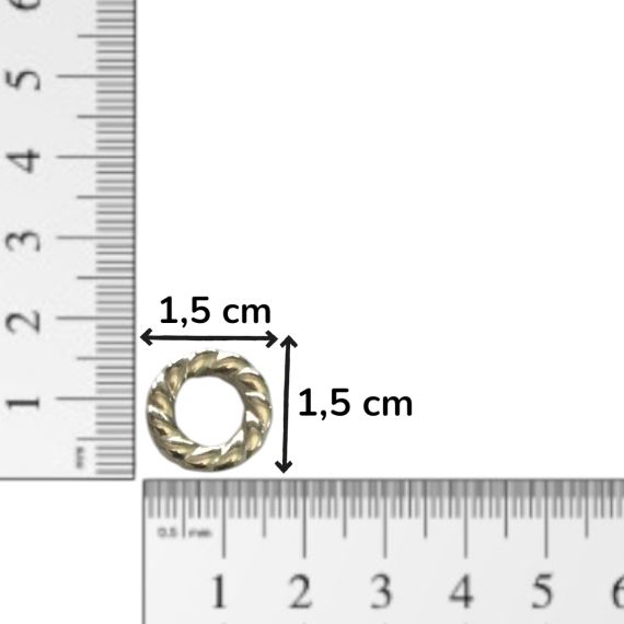 ARGOLLAS DE CCB COLOR NIQUEL X 20 GR CCB2