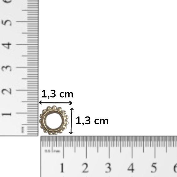 ARGOLLAS DE CCB COLOR NIQUEL X 20 GR CCB4