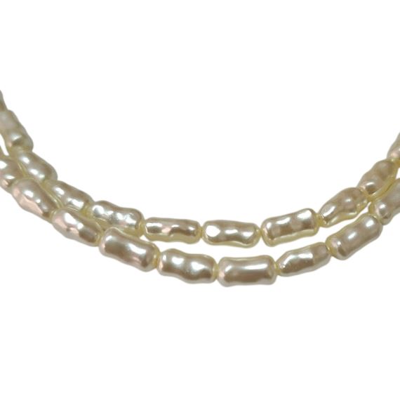 PERLA ACRILICA COREANA IRREGULAR X TIRA (200 UNI APROX)