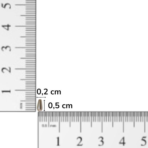 MINI PERLA GOTA COREANA X TIRA (265 UNI APROX)