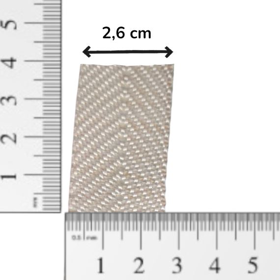 CINTA MOCHILERA POLIESTER 26 MM X 5 MTS