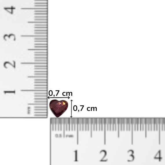 PEDRERIA CORAZON 7 MM X 144 UNI